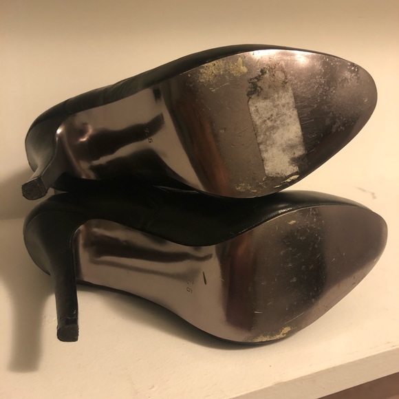 Steve Madden Leather Heeled Booties - Picture 3 of 5